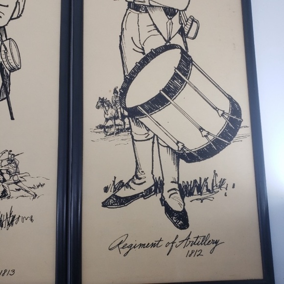 Vintage 1960s Sperry Soldier Lithographs - Picture 9 of 10